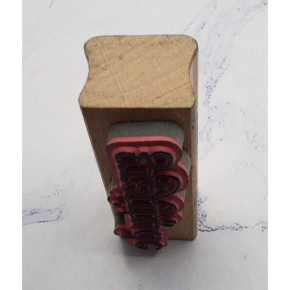 Studio G Gratitude Wood Mounted Rubber Stamp By Janet Dunn - Picture 5 of 7